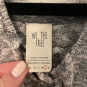 Free People Knit Top with Hood - Like New